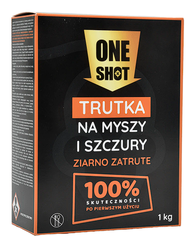 ONE SHOT KÖDERGETREIDE GEGEN MÄUSE UND RATTEN 1 KG