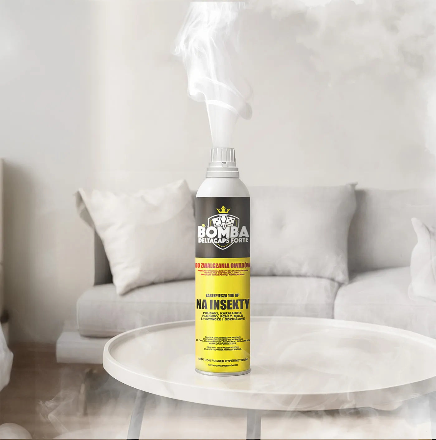 Bommennevel tegen kakkerlakken en Duitse kakkerlakken – Deltacaps FORTE beschermt tot 100 m³