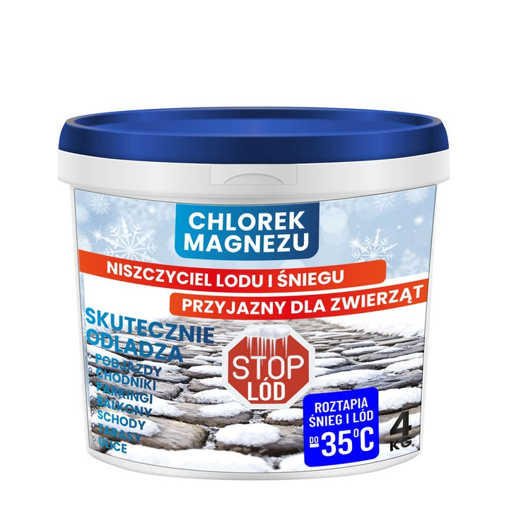 MAGNESIUMCHLORID 4 KG – Eisvernichter, besser als Streusalz und sicher für Tiere!