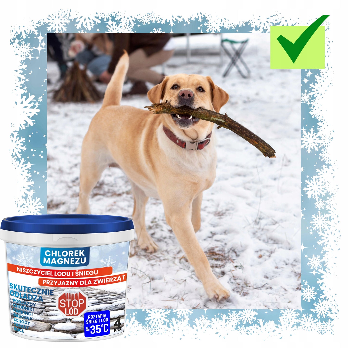 MAGNESIUMCHLORID 4 KG – Eisvernichter, besser als Streusalz und sicher für Tiere!