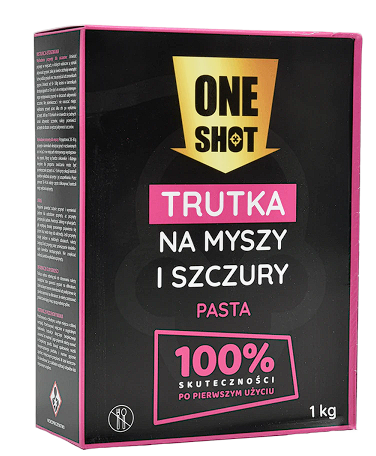 ONE SHOT KÖDERPASTE GEGEN MÄUSE UND RATTEN 1 KG