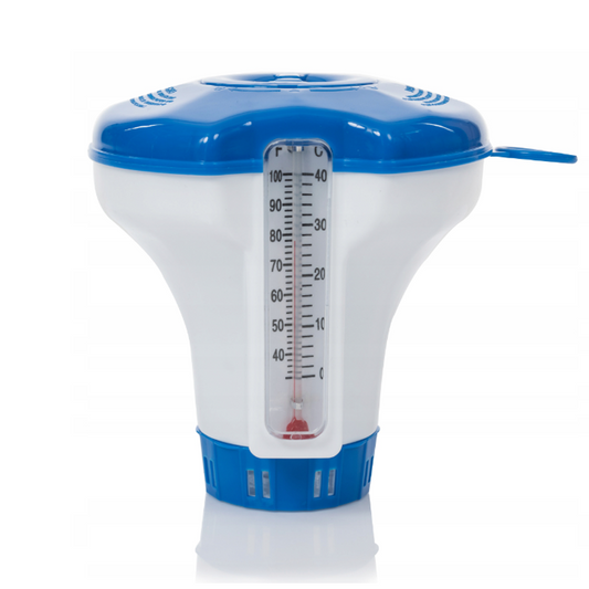 Doserende drijver met thermometer voor 200 g tabletten – voor het zwembad