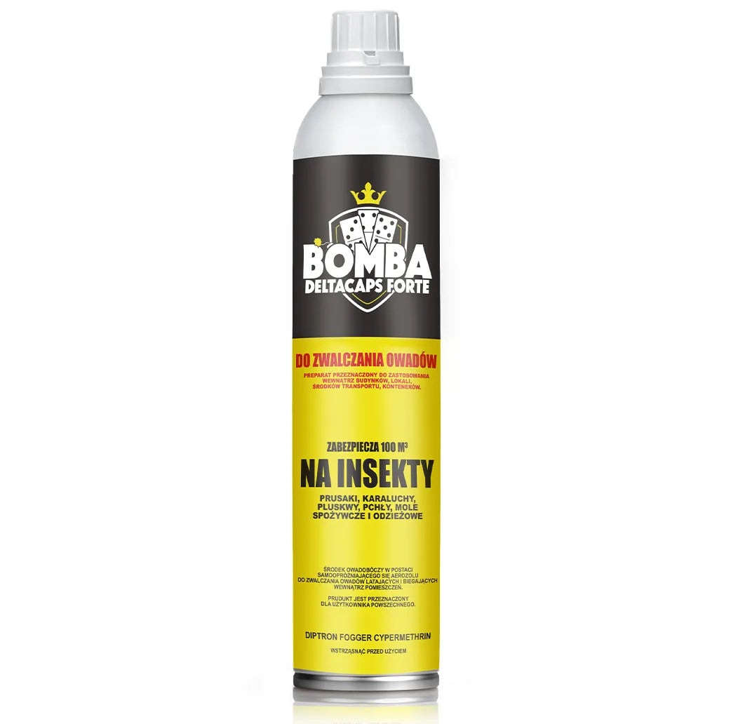 Bommennevel tegen kakkerlakken en Duitse kakkerlakken – Deltacaps FORTE beschermt tot 100 m³