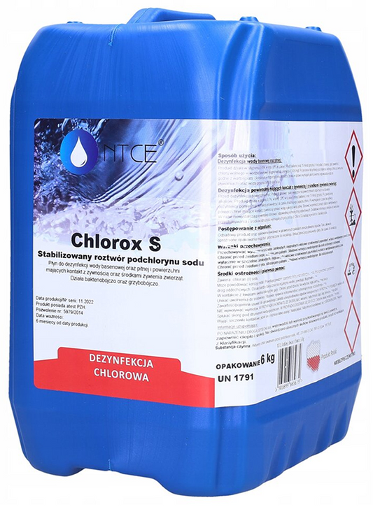 Chlorox S – Vloeibare chloor – 5L (6kg)