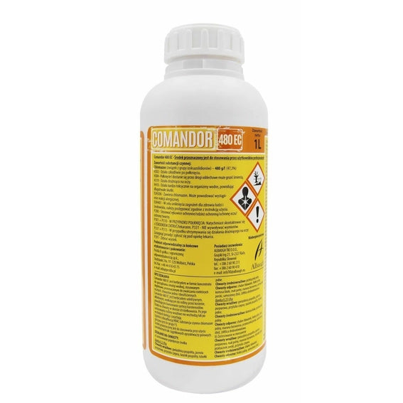 COMANDOR 480 EC 1L (Chlomazon) – effectief bodemherbicide