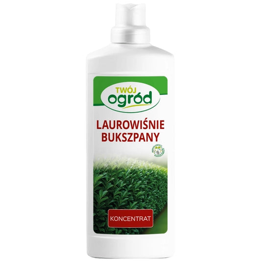 Flüssigdünger für Kirschlorbeer und Buchsbaum 900 ml – Twój Ogród