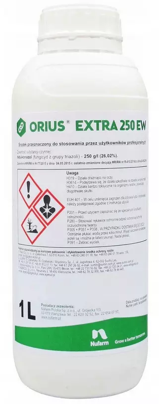 ORIUS EXTRA 250 EW A 1L – Effectieve bescherming voor koolzaad en granen
