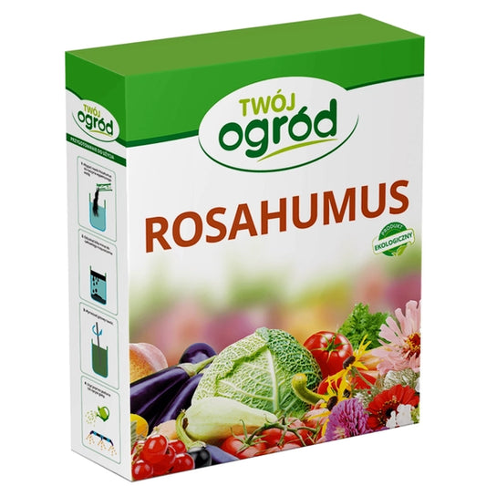 Rosahumus 500 g Twój Ogród – ökologischer Dünger für Gemüse, Obst und Zierpflanzen