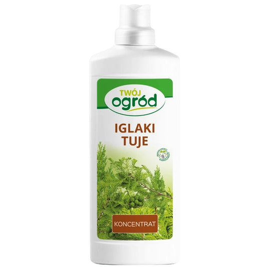 Flüssigdünger für Nadelpflanzen und Thuja 900 ml – Twój Ogród